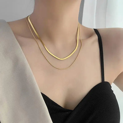 Rustproof Multilayer Stainless Steel Necklace