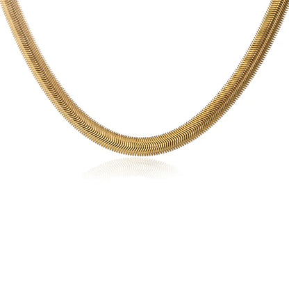6mm Wide anti rust Stainless Steel Snake Chain