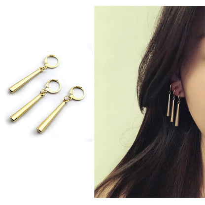 Kiss Jewelry Unisex 3Pcs/set Zoro Cosplay Earrings Prop