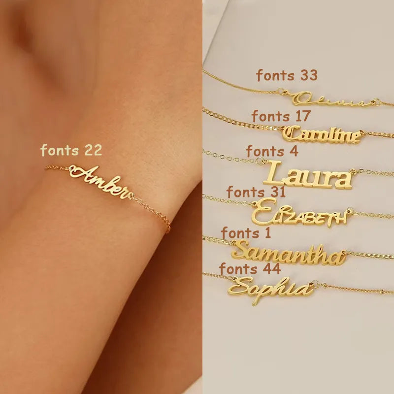Customized Name Bracelets